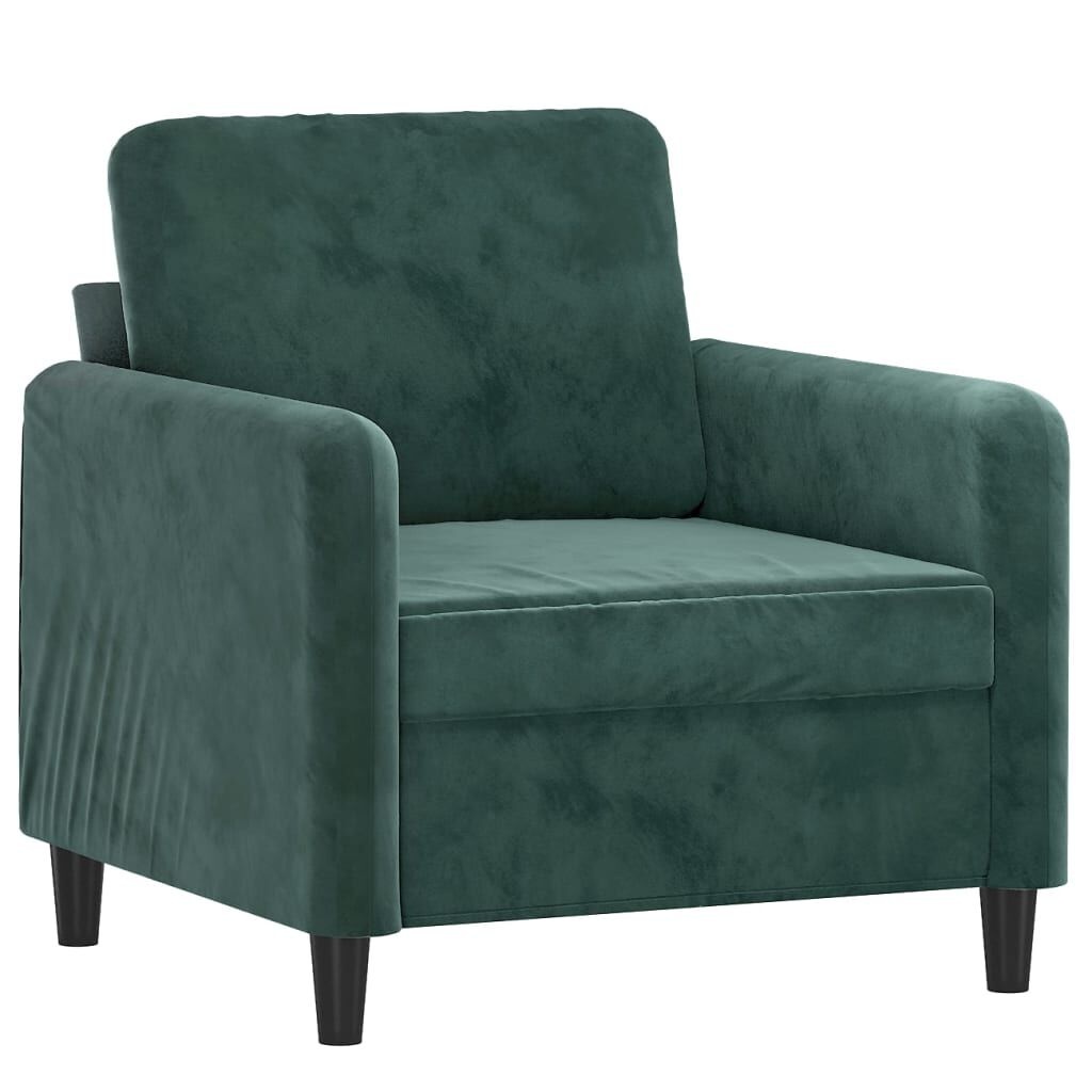 VidaXL Fluweel Fauteuil Donkergroen - 42% Korting!