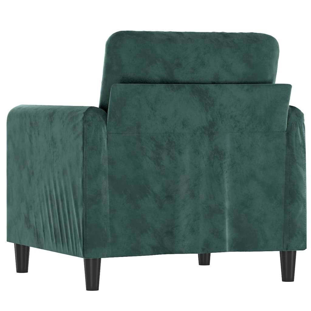 VidaXL Fluweel Fauteuil Donkergroen - 42% Korting!