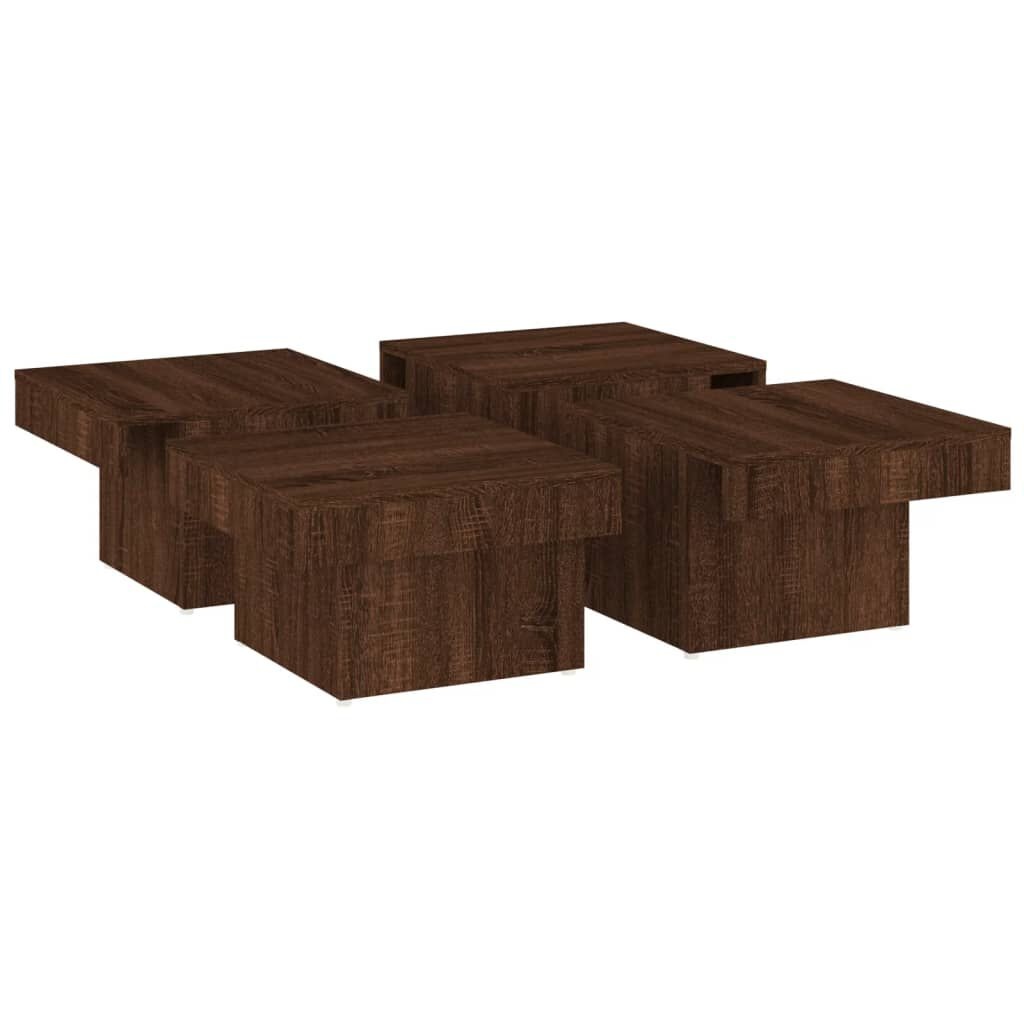 Salontafel Bruin Eiken 90x90 cm - 35% Korting! (Nieuw)