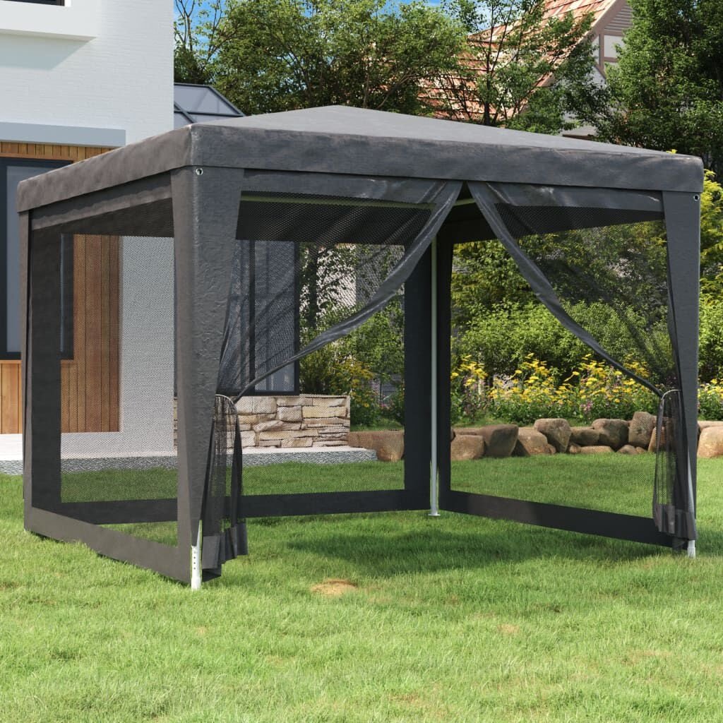 Partytent 3x3m Antraciet - 35% Korting! (Lichte Gebruikssporen)