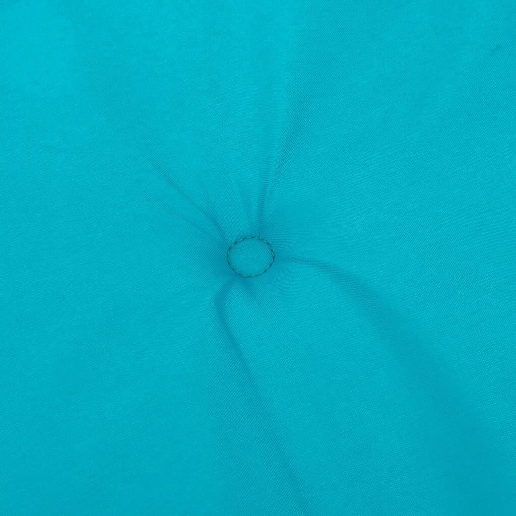 VidaXL Stoelkussens Hoge Rug Turquoise - 35% Korting!
