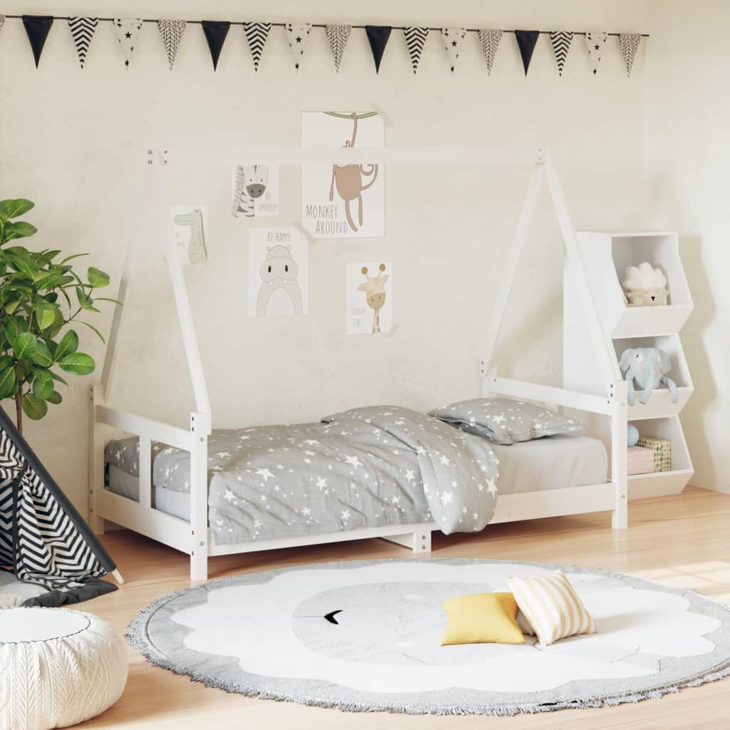 VidaXL Kinderbed 80x160 Wit Grenen - Nieuw! 35% Korting