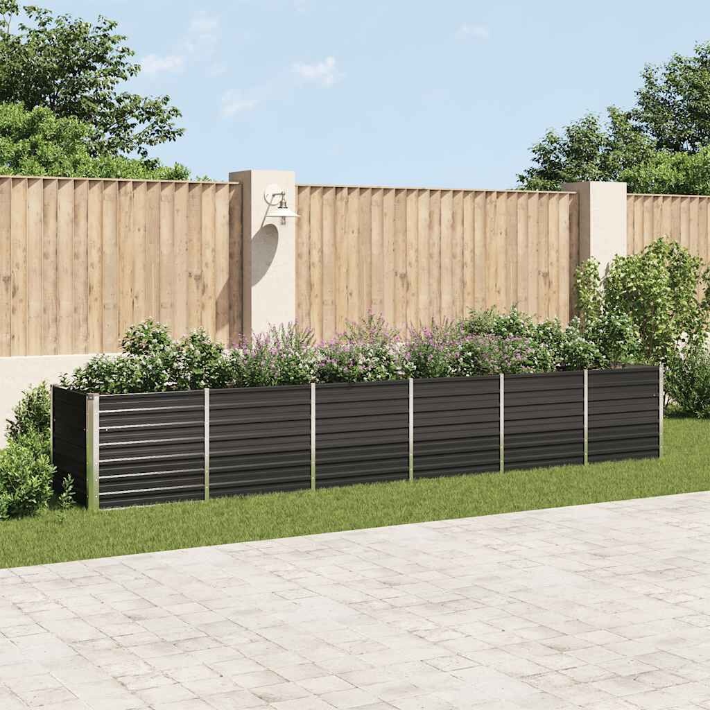 VidaXL Verhoogde Plantenbak 480cm Antraciet - 35% Korting!