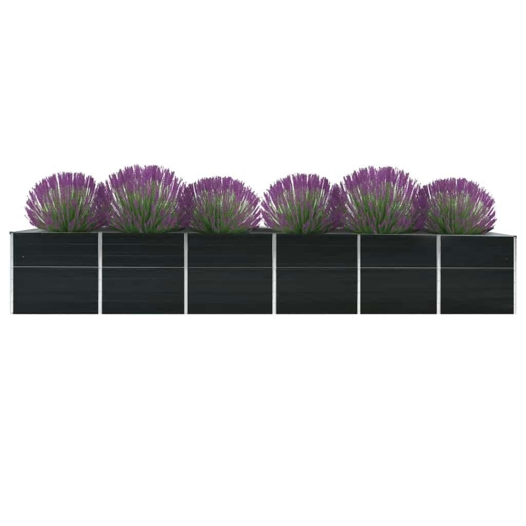 VidaXL Verhoogde Plantenbak 480cm Antraciet - 35% Korting!