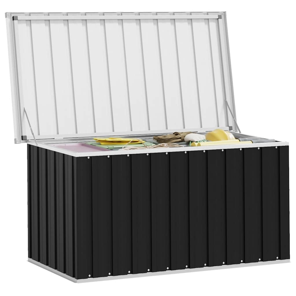 vidaXL Tuinbox Antraciet 129cm - 35% Korting!
