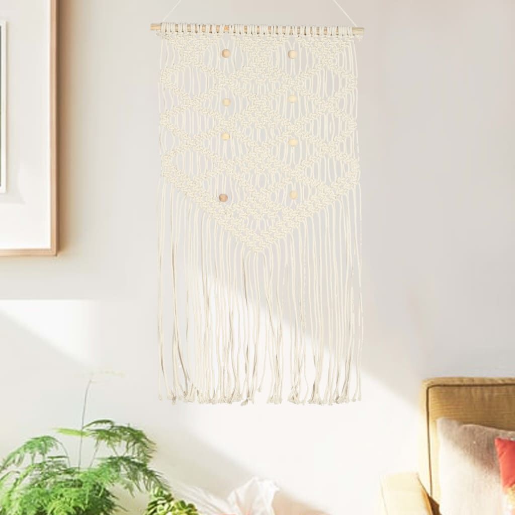 Macramé Wandhanger 40x80cm Katoen - 35% Korting!
