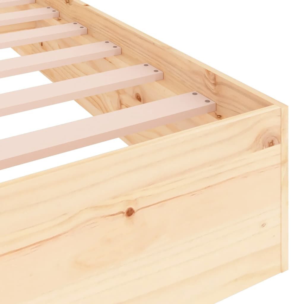 VidaXL Bedframe 140x200cm Massief Hout - 35% Korting!
