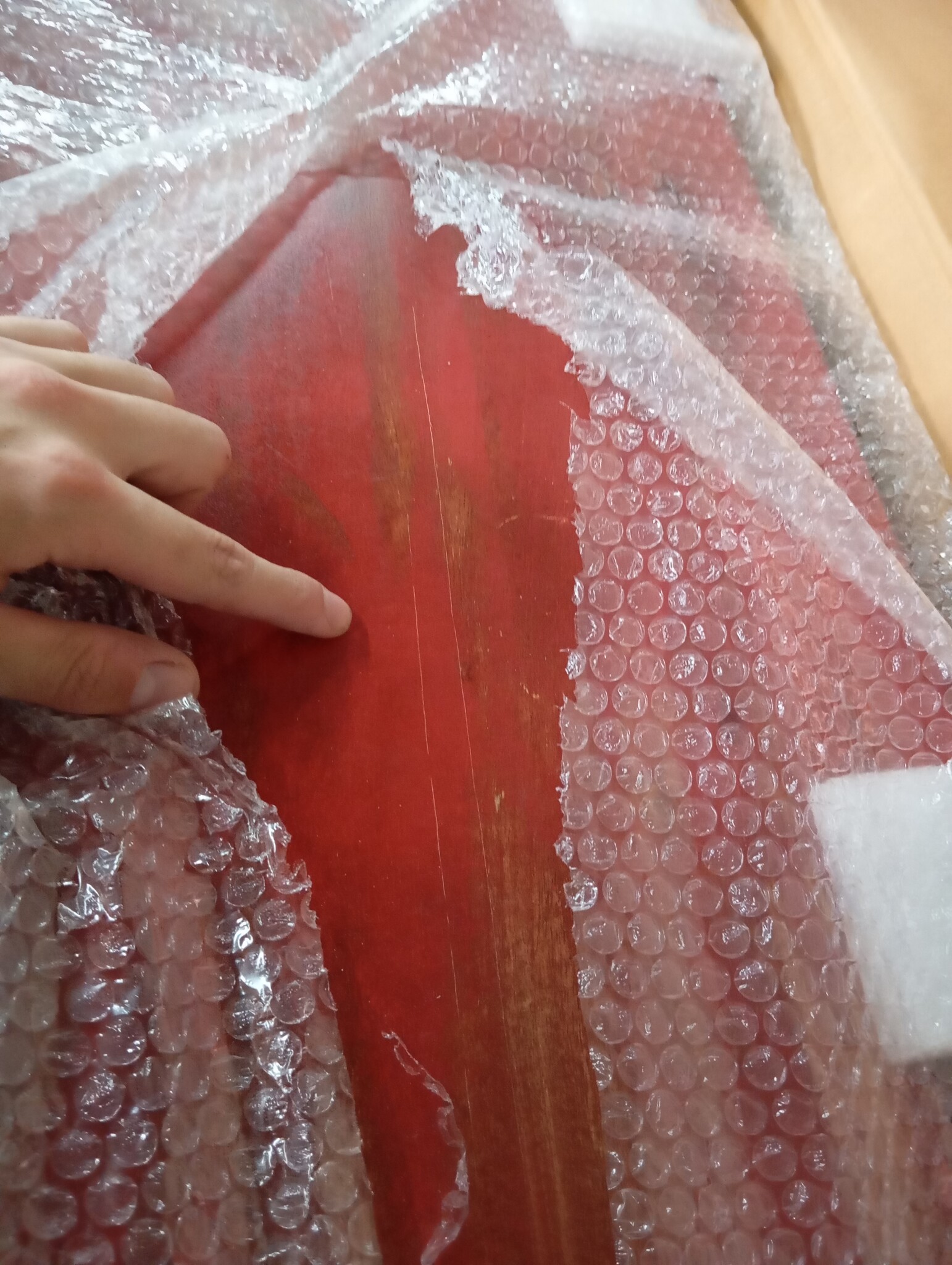 Mangohouten Opbergkist Rood - 55% Korting! Krasje, Topdeal!