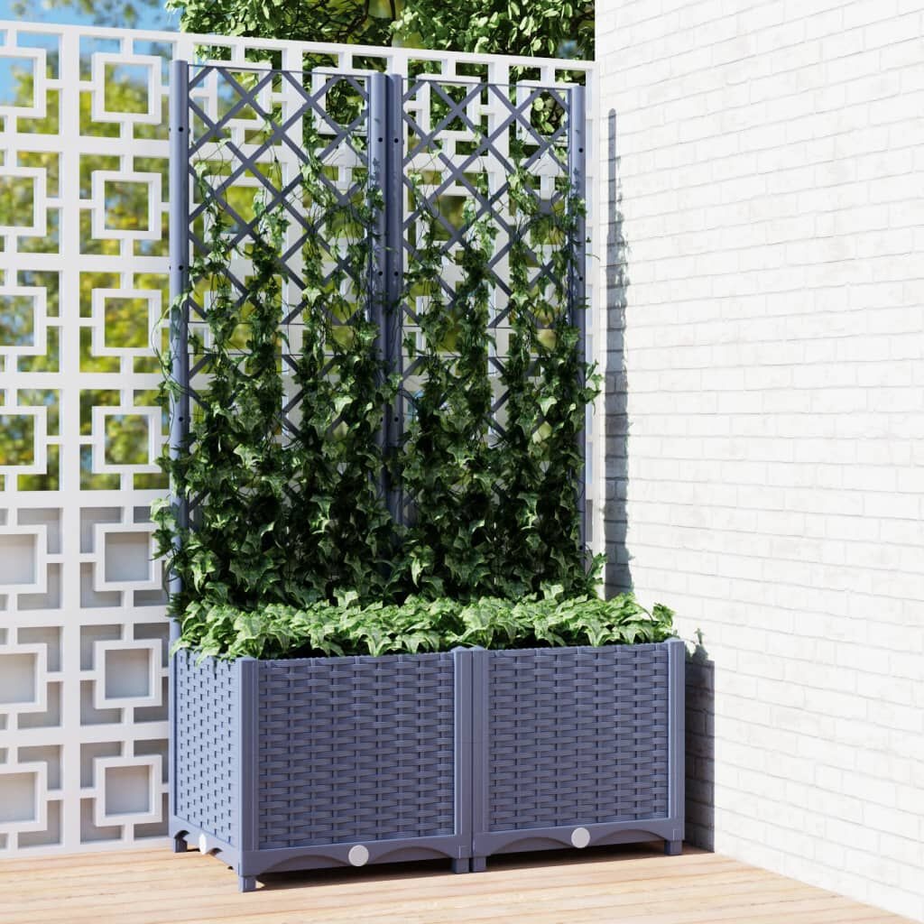VidaXL Plantenbak met Latwerk 80x40x136cm - 35% Korting!