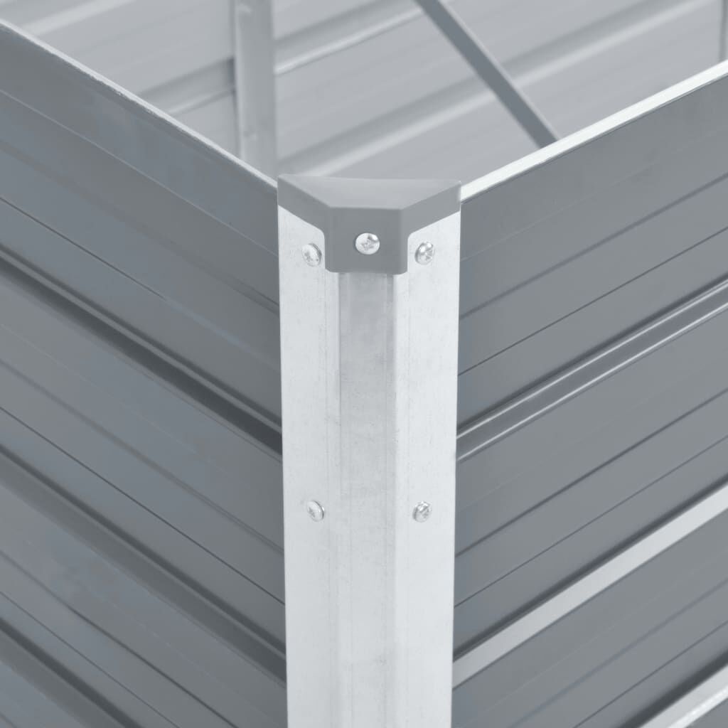 VidaXL Verhoogde Plantenbak 100x40x77cm Grijs - 35% Korting!