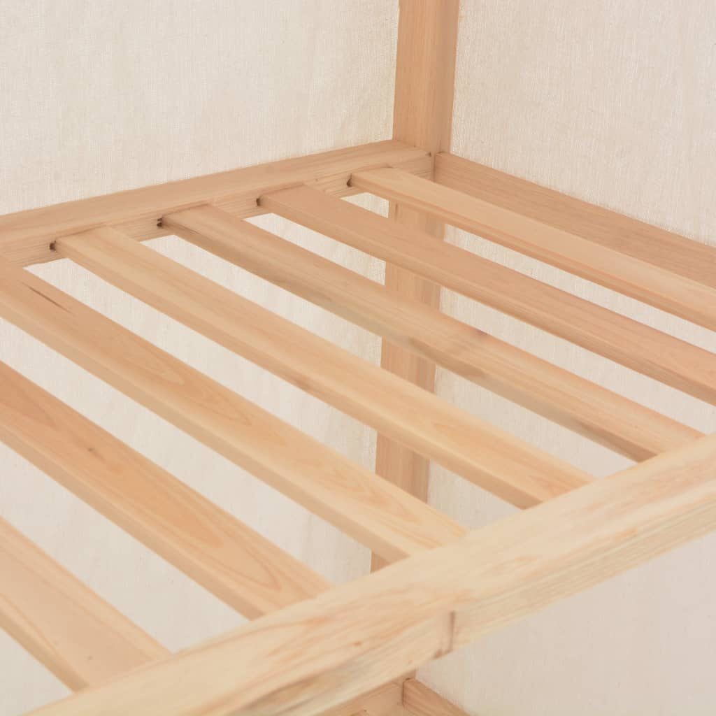vidaXL Stoffen Kledingkast Wit 79cm - 35% Korting! Zo Goed Als Nieuw!