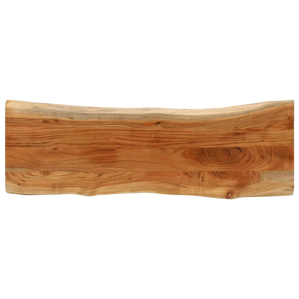 vidaXL Acacia Tafelblad 110x40cm - Natuurlijke Rand - 35% Korting!