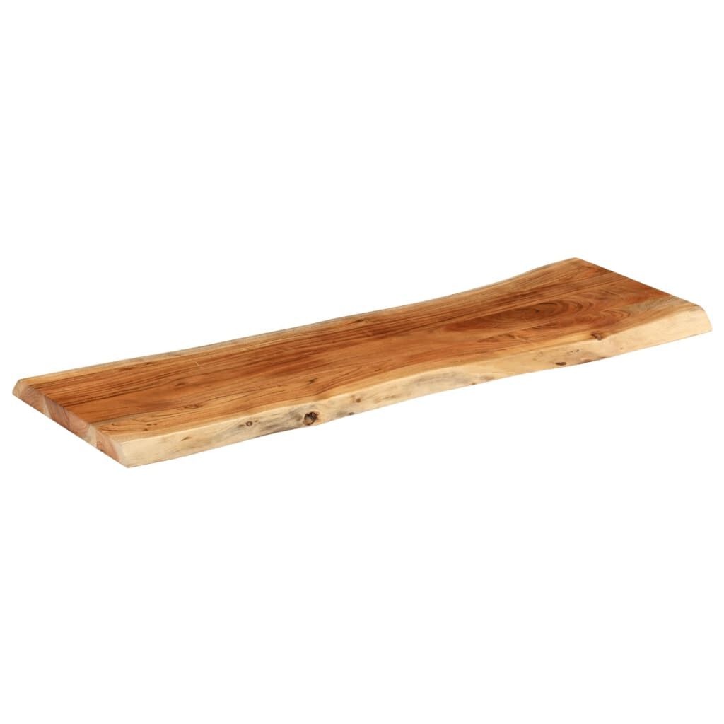 vidaXL Acacia Tafelblad 110x40cm - Natuurlijke Rand - 35% Korting!