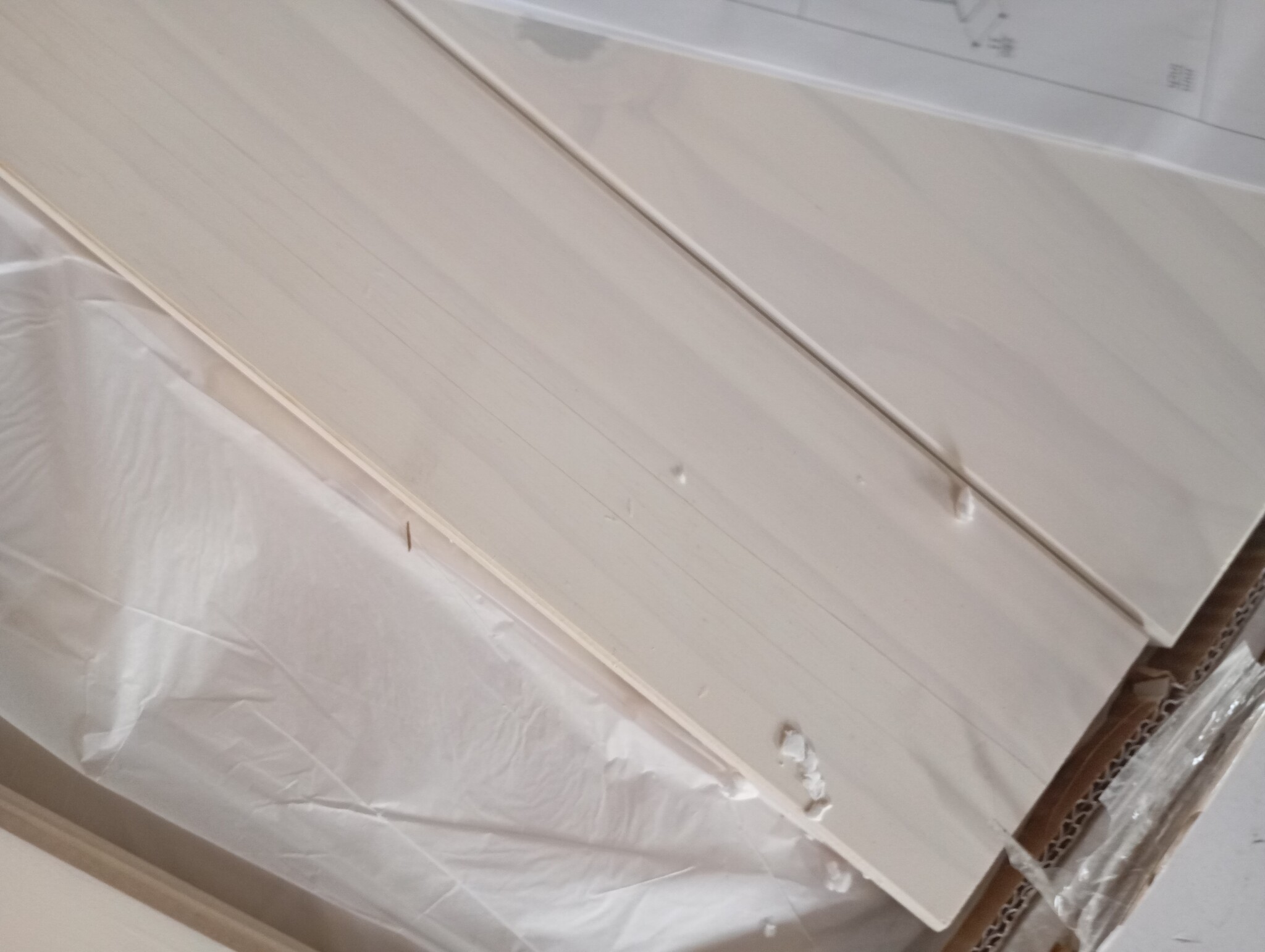 vidaXL Eettafel + Bank Wit Grenen - Krasjes - 55% Korting!