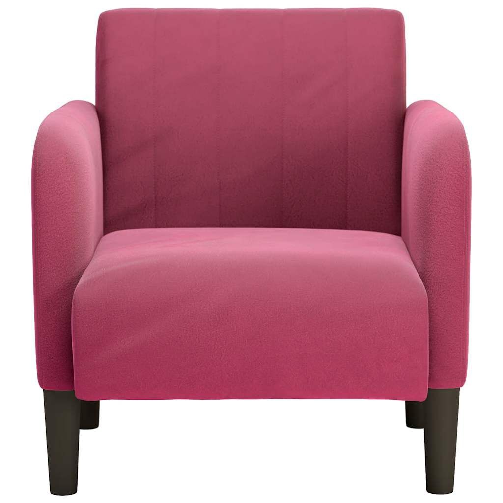 Fauteuil Fluweel Wijnrood - Z.G.A.N. - 35% Korting!