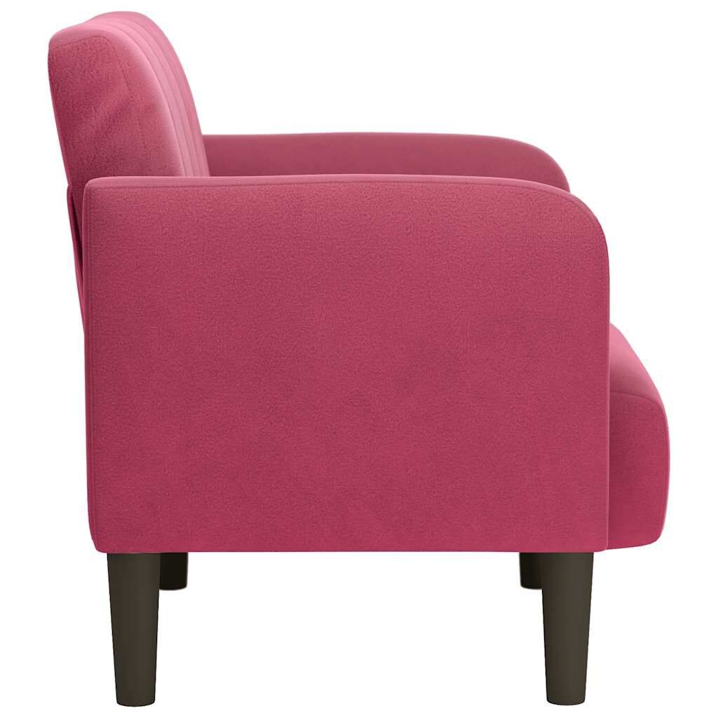 Fauteuil Fluweel Wijnrood - Z.G.A.N. - 35% Korting!