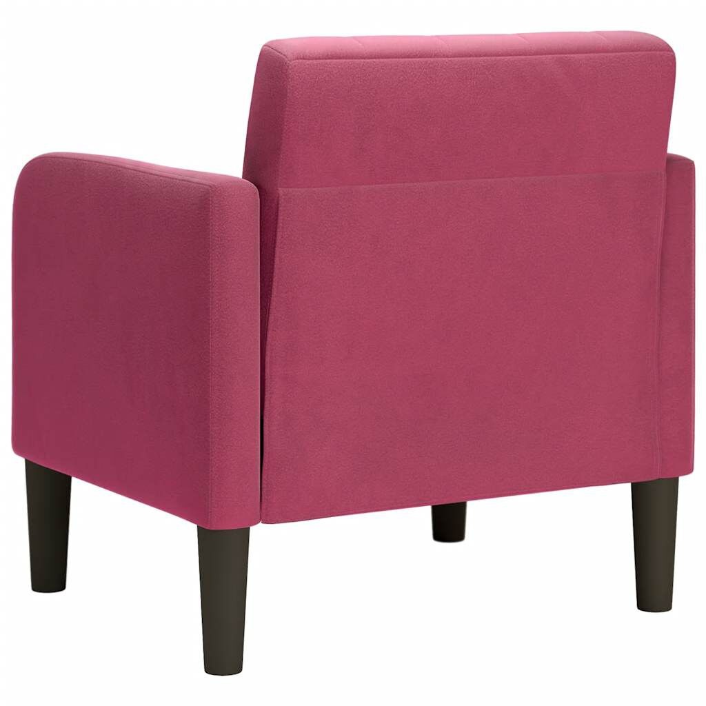 Fauteuil Fluweel Wijnrood - Z.G.A.N. - 35% Korting!