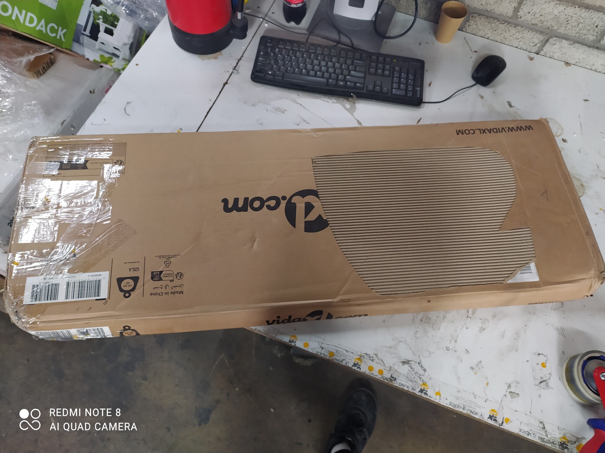 VidaXL Wandschap Wit - 60% Korting! (Let op: Schroeven Missen)