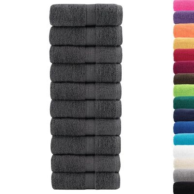 vidaXL Gastendoekjes 50 st Antraciet -30x50cm- 41% Korting!