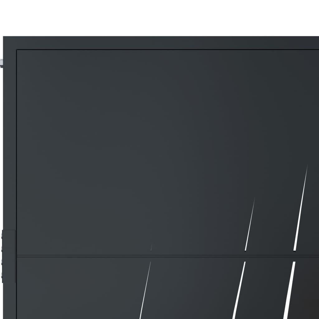 vidaXL Poort 105x180cm Antraciet - Krasjes - 35% Korting!