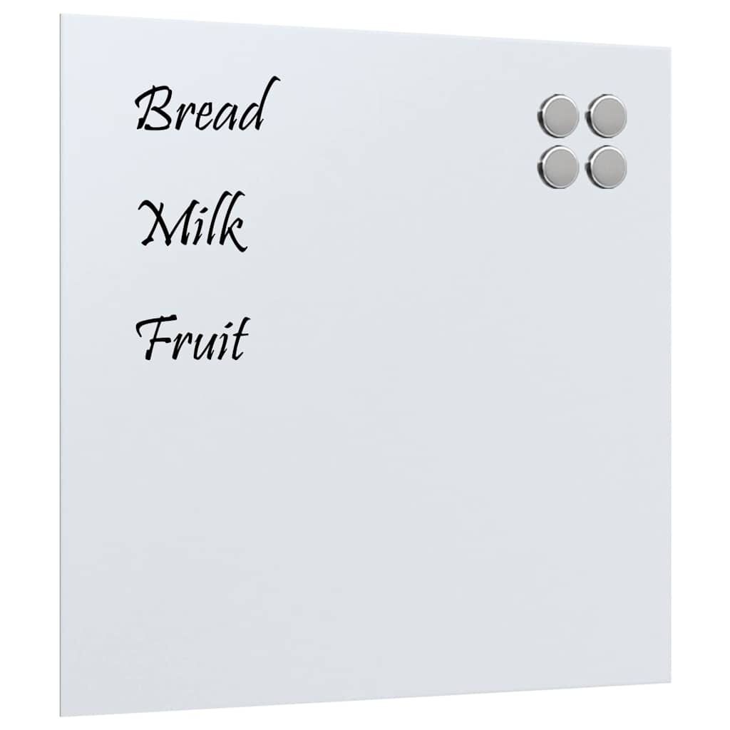 Wandmagneetbord Glas 60x60 Wit - 62% Korting!