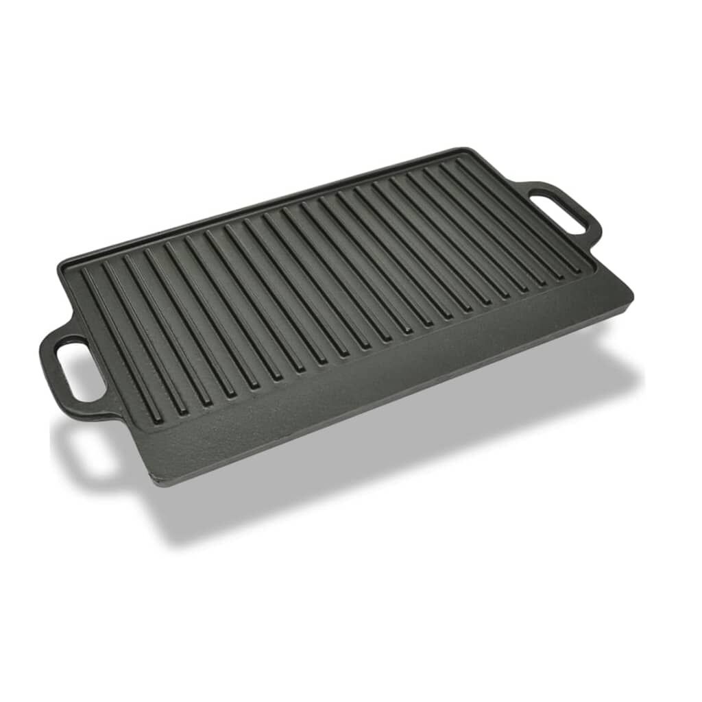 vidaXL Dubbelzijdige Grillplaat 50x23cm Gietijzer - 35% Korting!