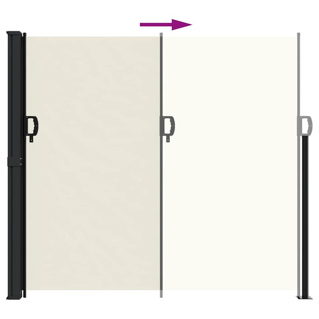 Windscherm Uittrekbaar Crème 180x600cm - 35% Korting!