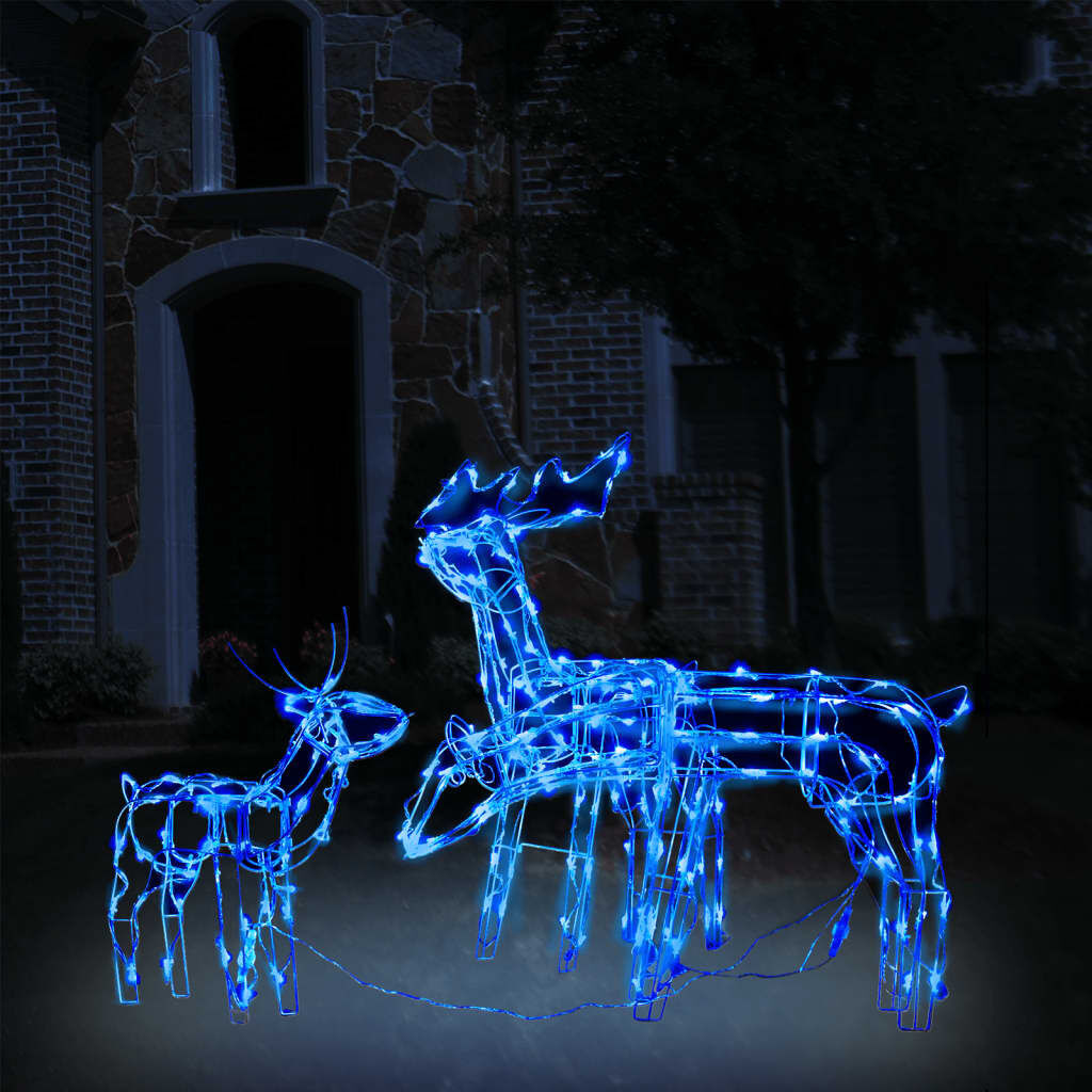 vidaXL Kerst Rendieren 3-delig, 229 LED's - 65% Korting!