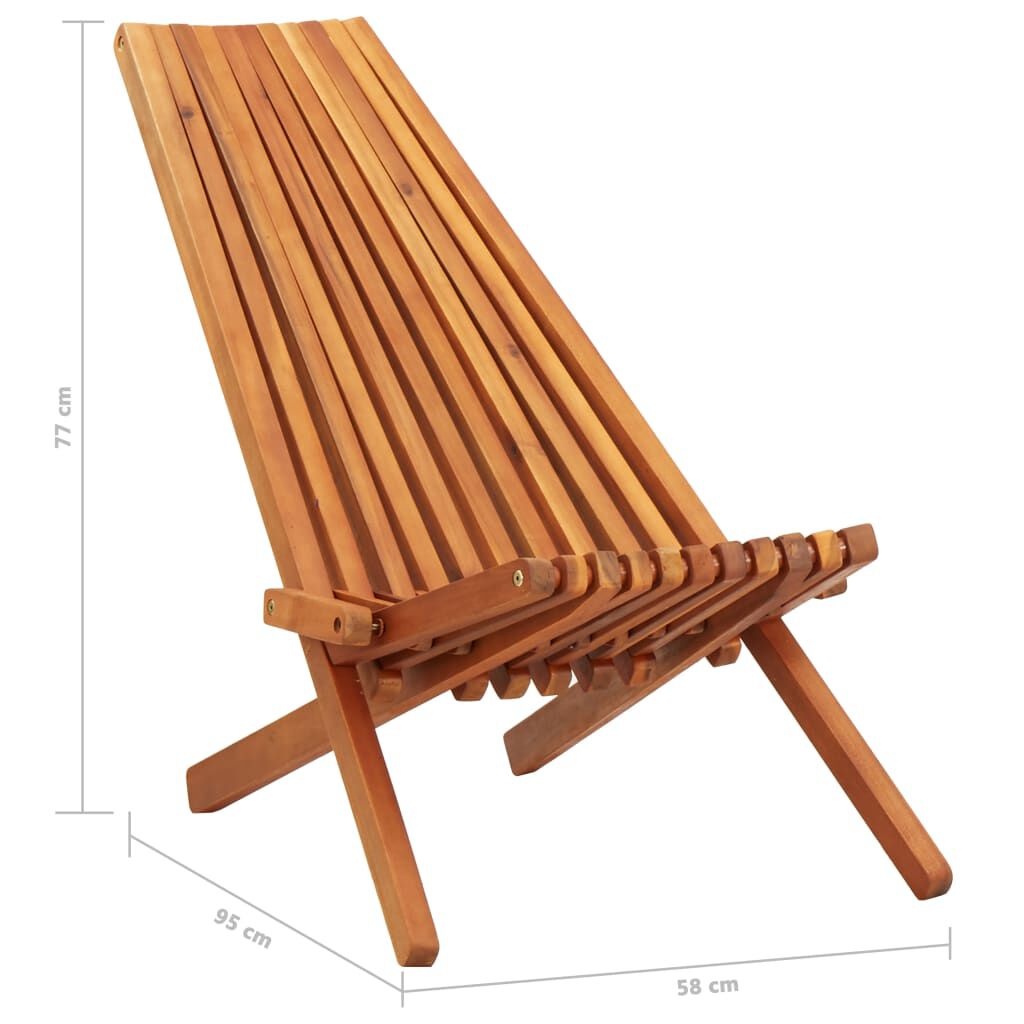 vidaXL Loungestoelen Acaciahout (2 st) - 35% Korting!