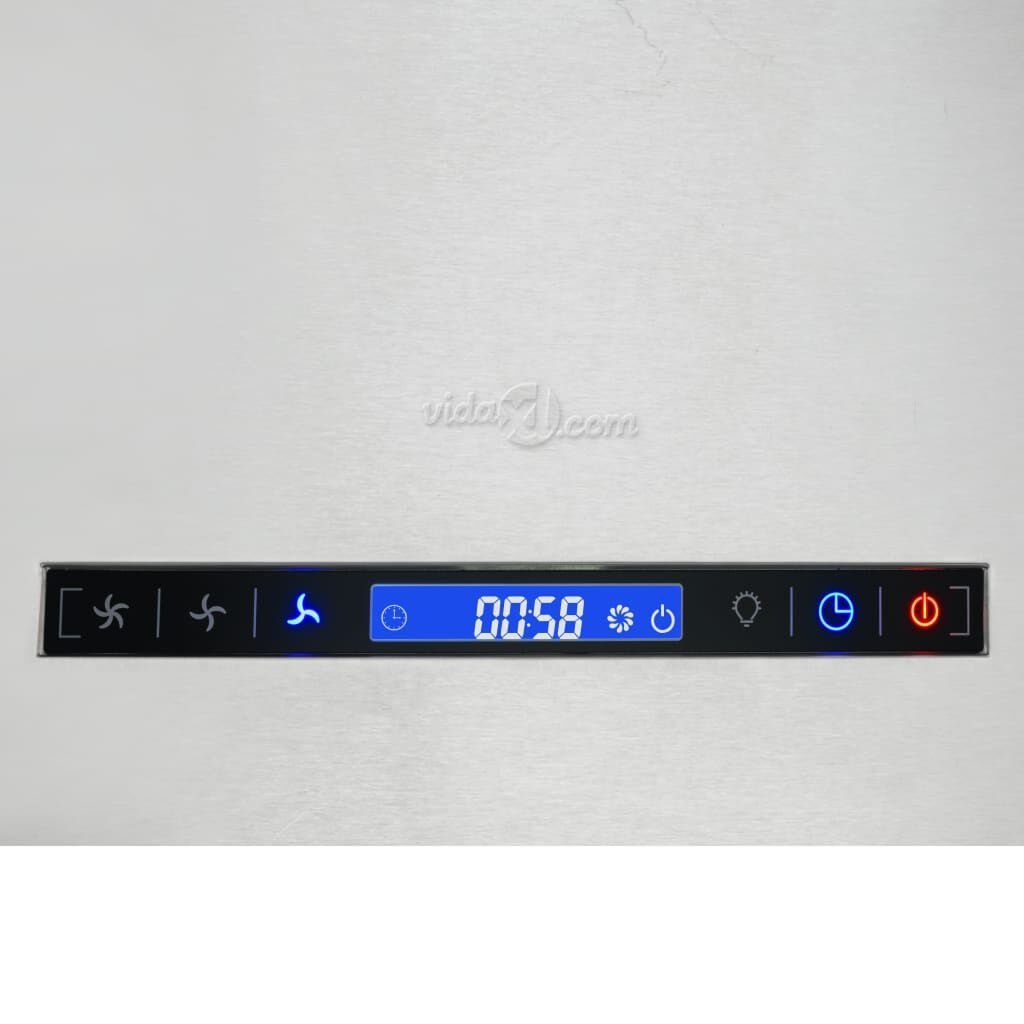 vidaXL Afzuigkap 55cm RVS - Aanraaksensor & LCD - 53% Korting!