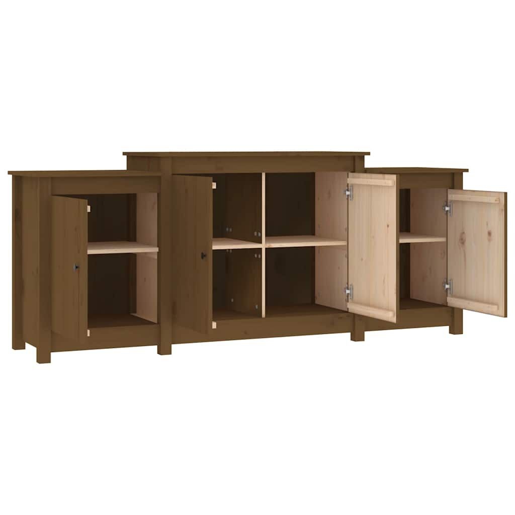 vidaXL Dressoir Grenenhout Honingbruin 164cm - 35% Korting!