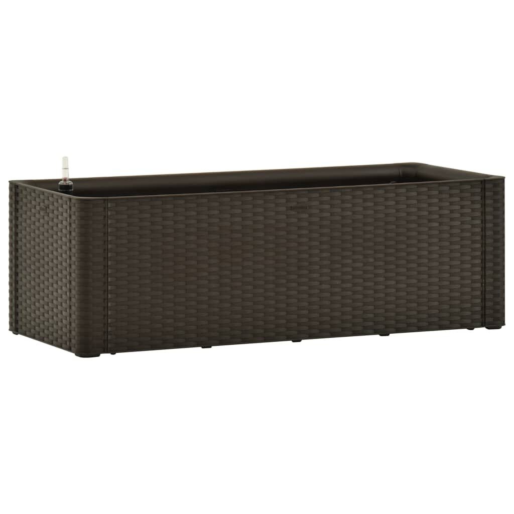 VidaXL Plantenbak Mokka Zelfbewatering 100cm - 35% Korting!