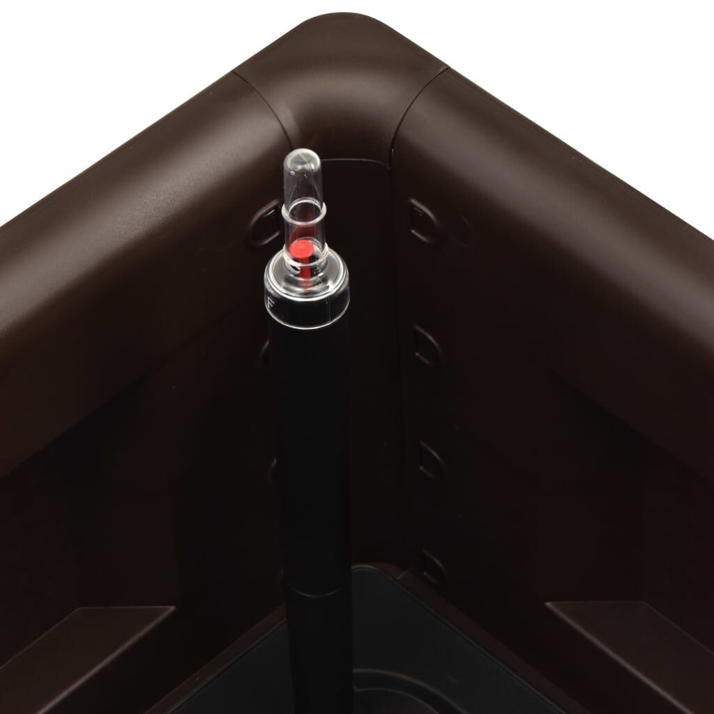 VidaXL Plantenbak Mokka Zelfbewatering 100cm - 35% Korting!