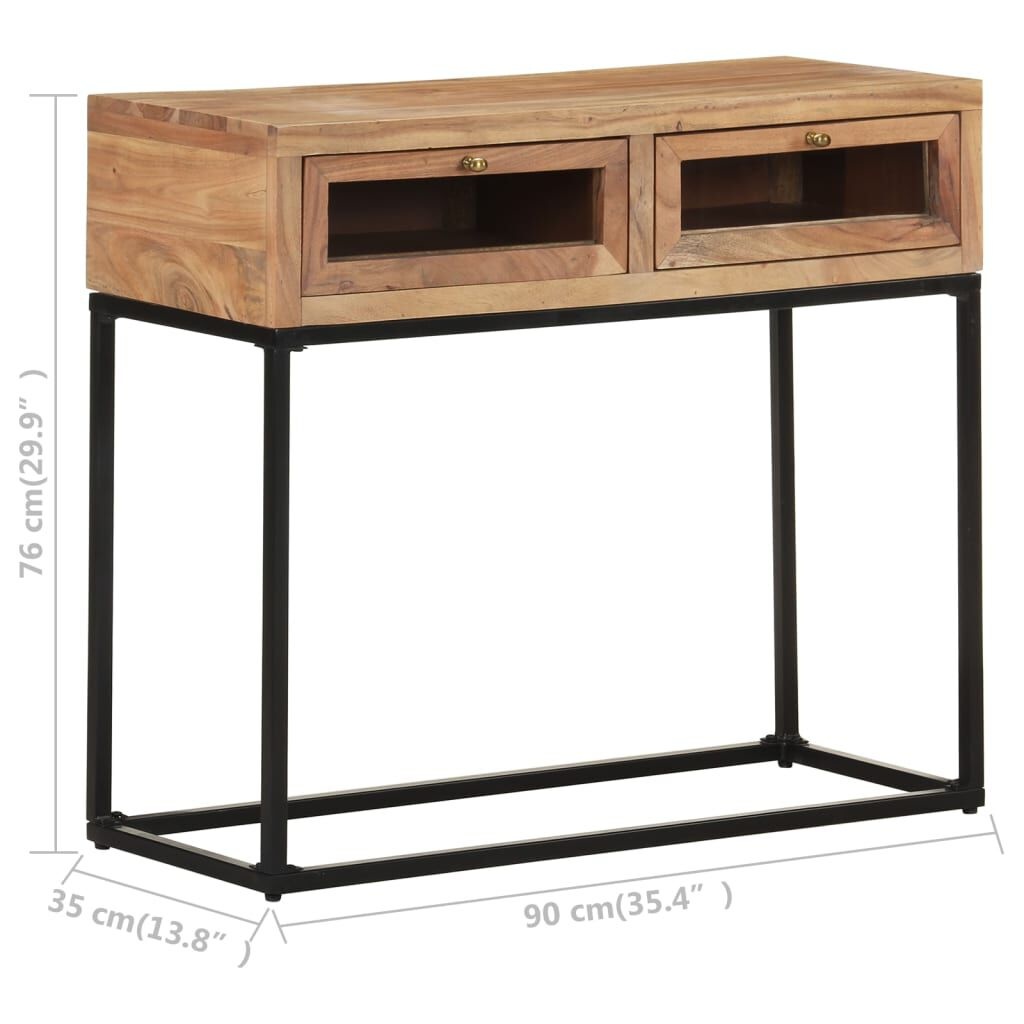 VidaXL Wandtafel Acaciahout 90cm - 35% Korting! (Retour)