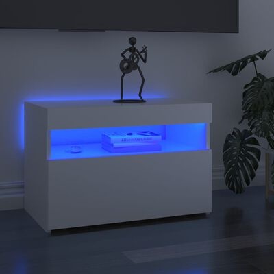 VidaXL TV Meubel Wit Hoogglans LED -35% Korting!