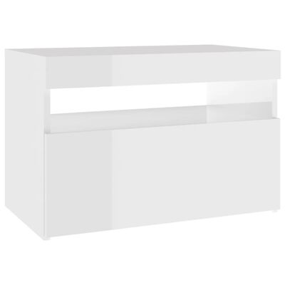 VidaXL TV Meubel Wit Hoogglans LED -35% Korting!