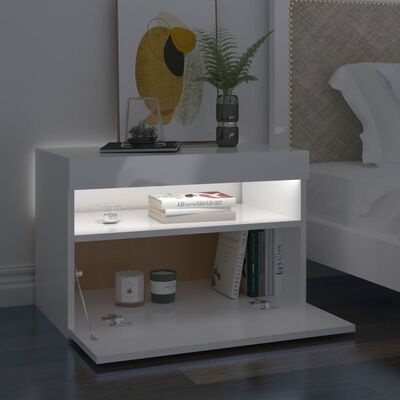 VidaXL TV Meubel Wit Hoogglans LED -35% Korting!