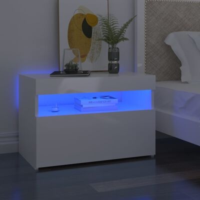 VidaXL TV Meubel Wit Hoogglans LED -35% Korting!