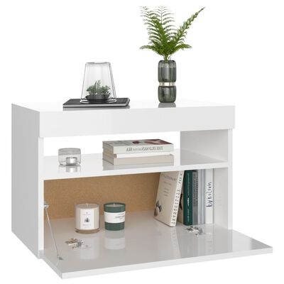 VidaXL TV Meubel Wit Hoogglans LED -35% Korting!