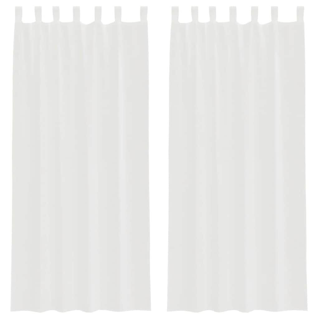 vidaXL Witte Gordijnen 140x245cm (2 st.) - 45% Korting!