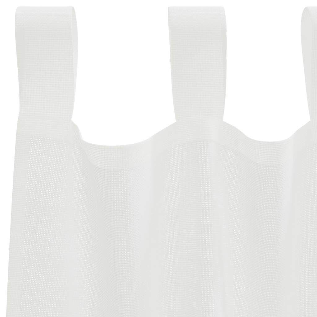 vidaXL Witte Gordijnen 140x245cm (2 st.) - 45% Korting!
