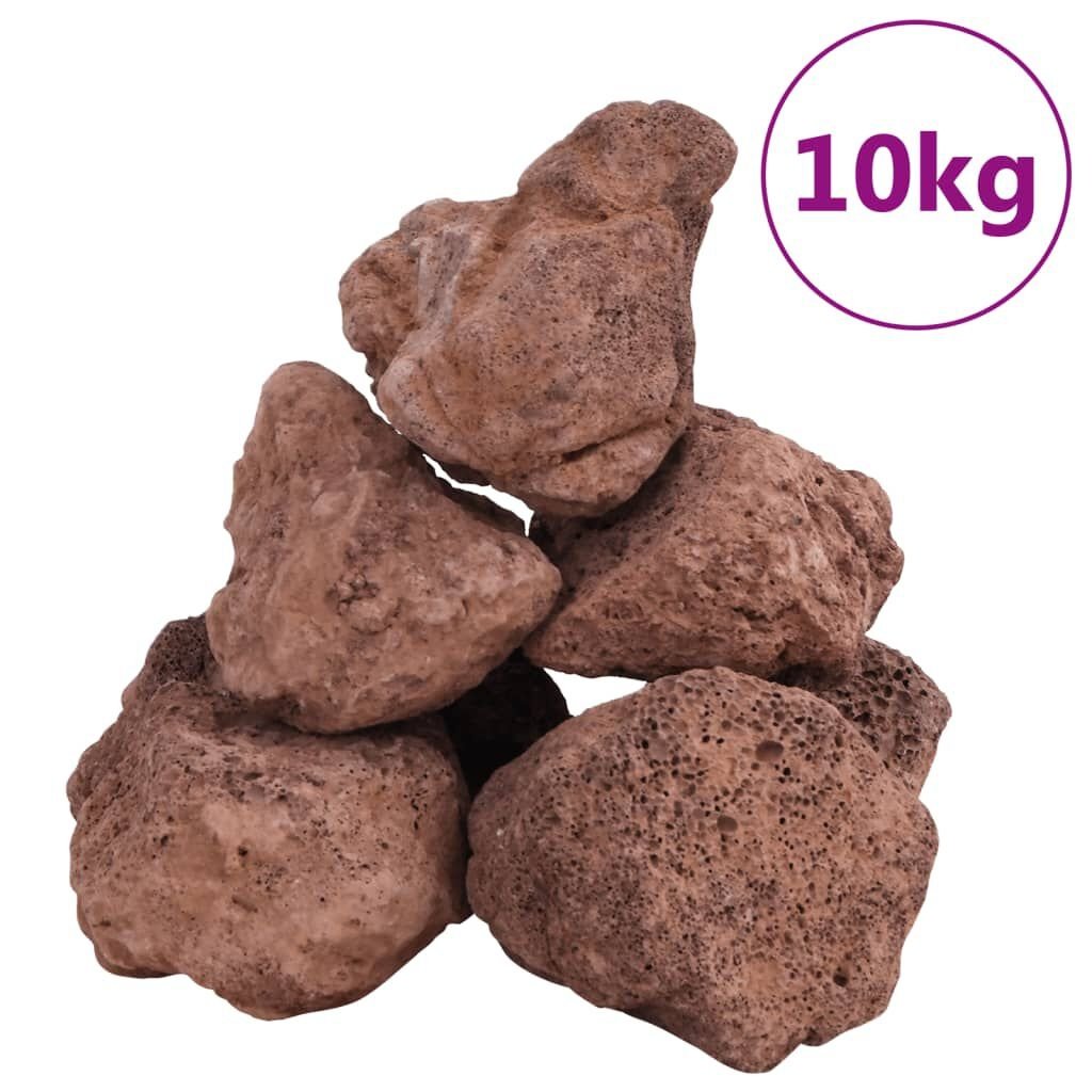 VidaXL Lavastenen Rood 10kg (10-30cm) - 45% Korting!