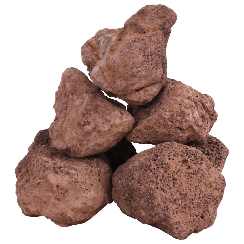 VidaXL Lavastenen Rood 10kg (10-30cm) - 45% Korting!