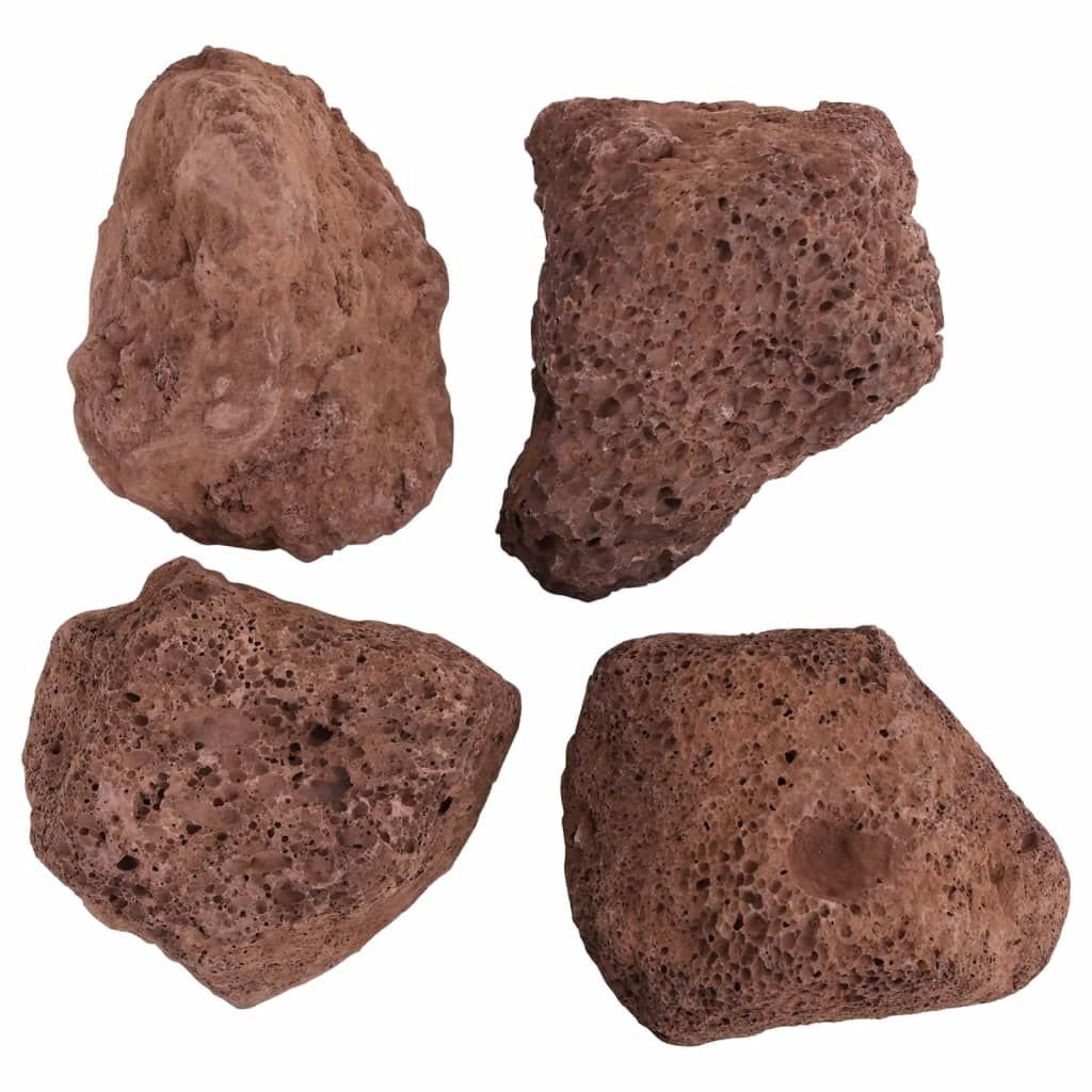 VidaXL Lavastenen Rood 10kg (10-30cm) - 45% Korting!