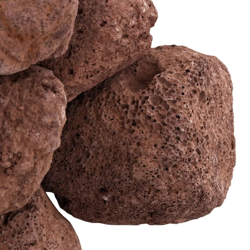 VidaXL Lavastenen Rood 10kg (10-30cm) - 45% Korting!