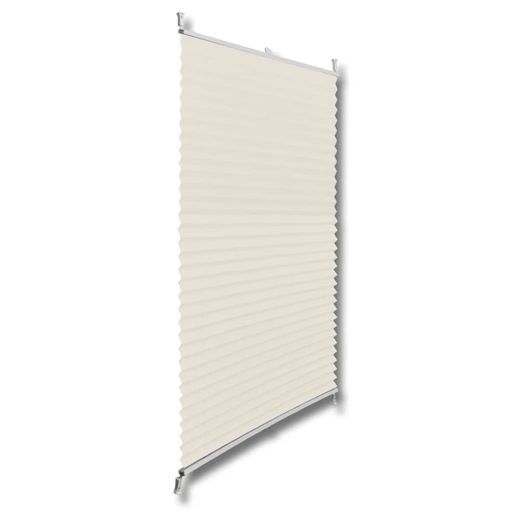 Plisséjaloezie Crème 100x200cm - 65% Korting!