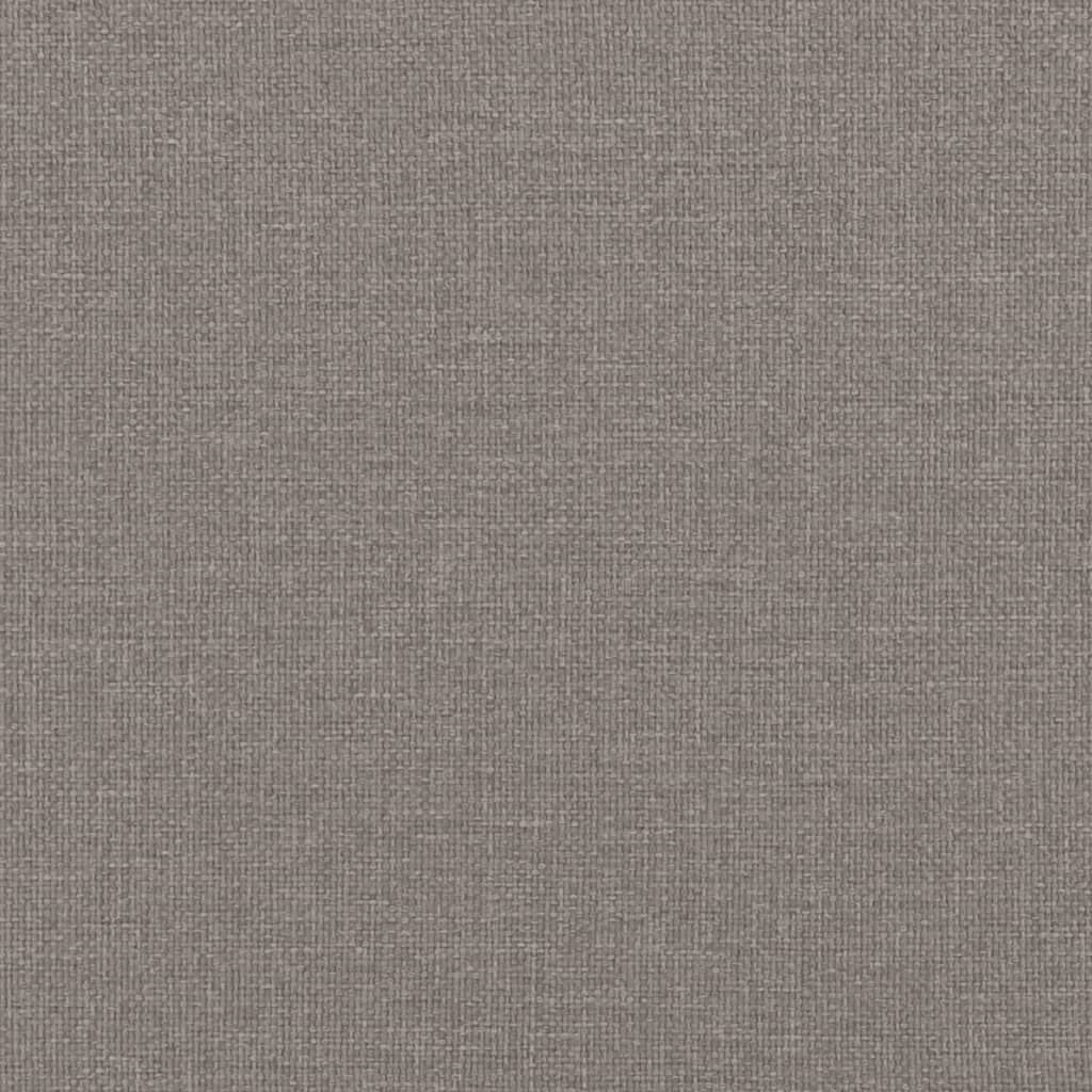 vidaXL Bankje Taupe met Rugleuning - 35% Korting!