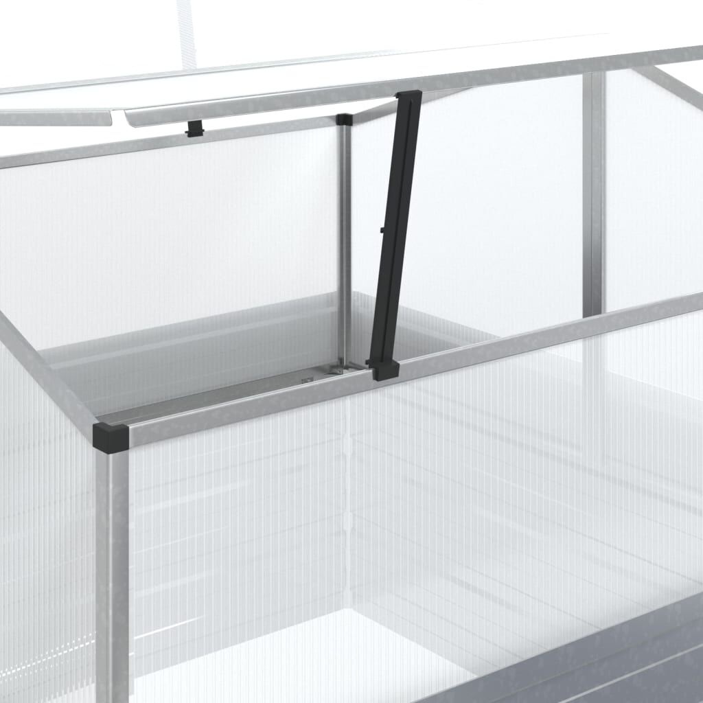 VidaXL Plantenbak met Kas 100x100cm - 35% Korting!