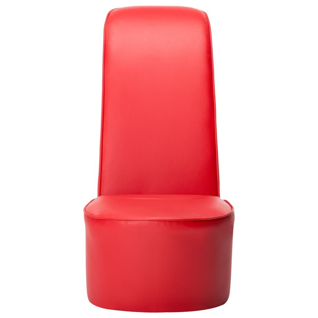 VidaXL Hakstoel Rood Kunstleer - 35% Korting!