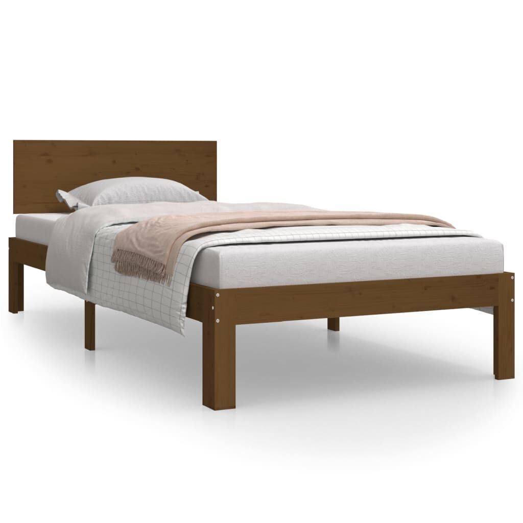 Grenen Bedframe 90x200 Honingbruin -35% Korting!